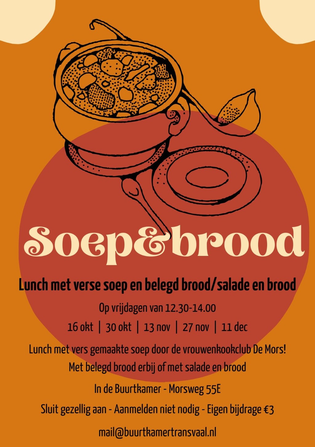 Gezellige lunch - Buurtkamer Transvaal Leiden