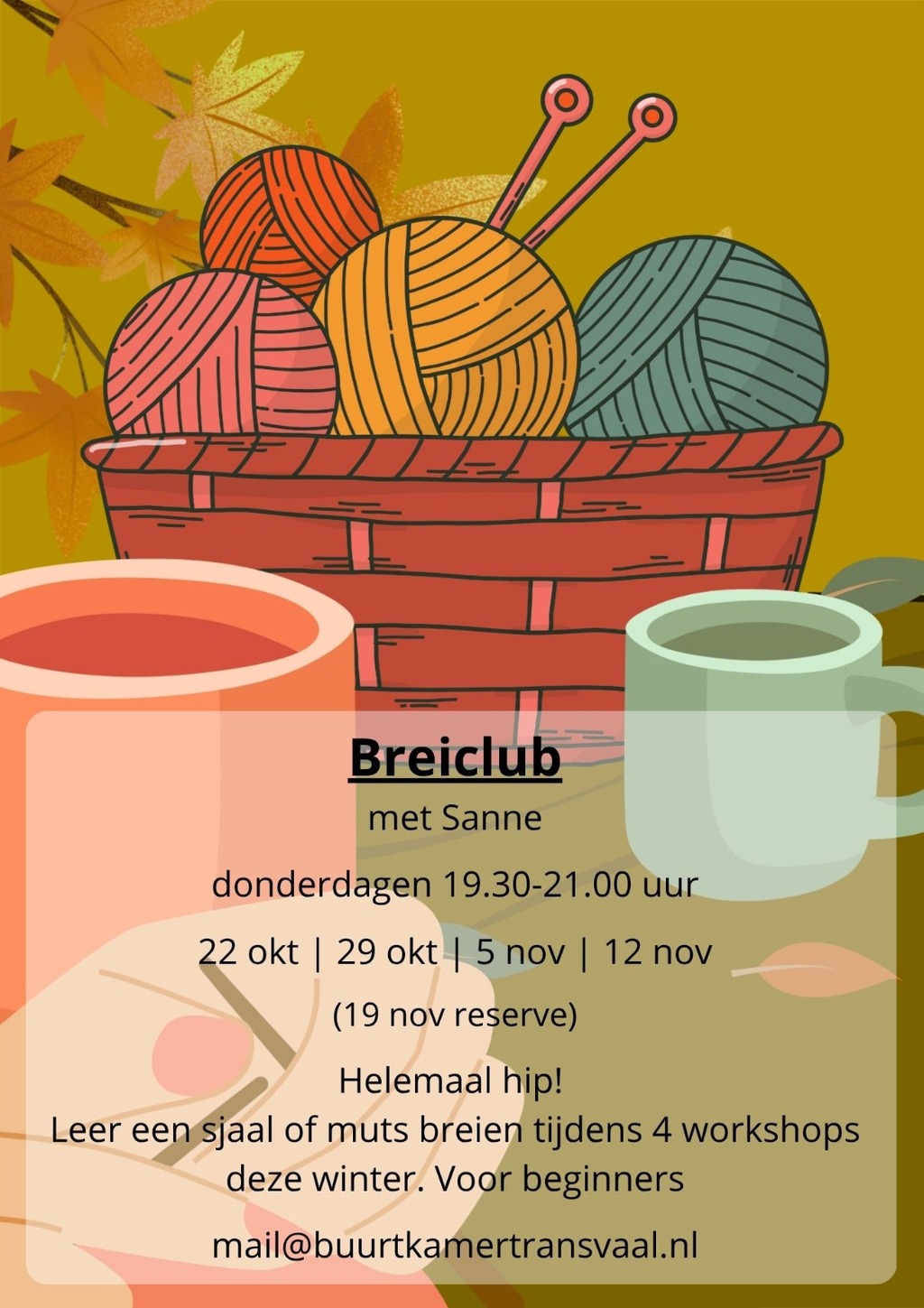 Breiclub - Buurtkamer Transvaal Leiden